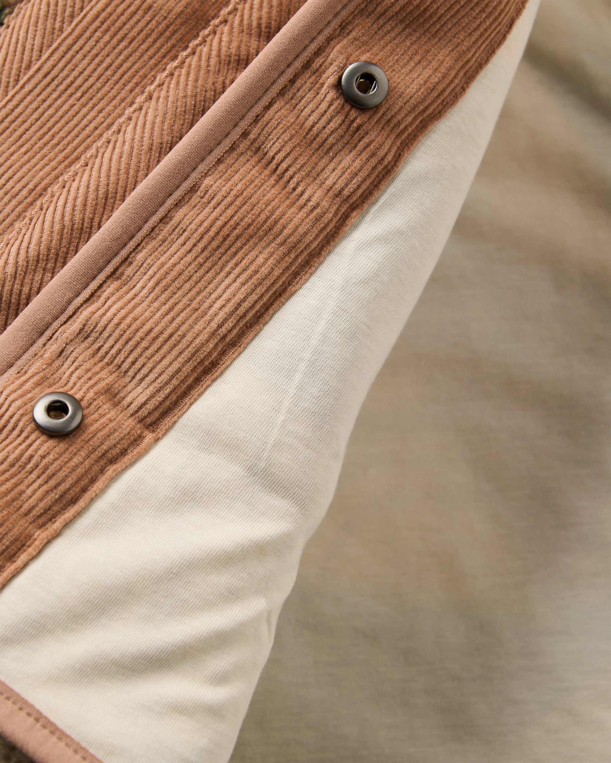 Clover Recycled Sherpa Fleece - Sun Patch Simply Taupe - Flatlay