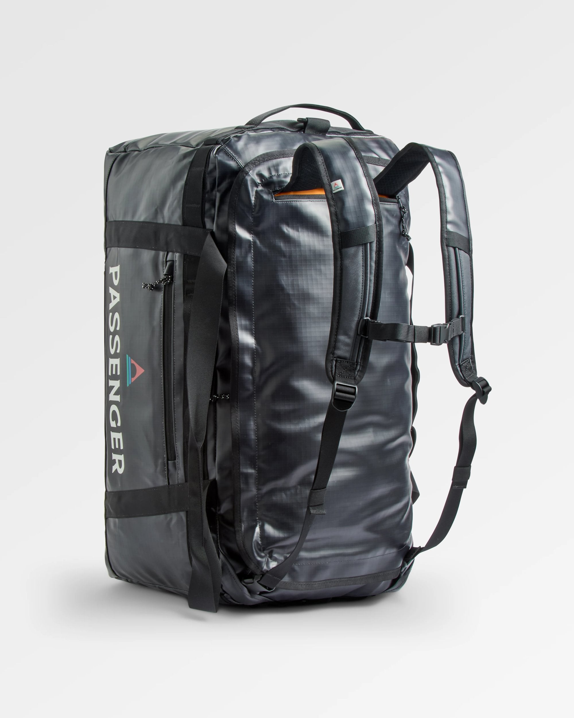 Roamer Recycled 80L Duffel Bag - Phantom Black - Flatlay