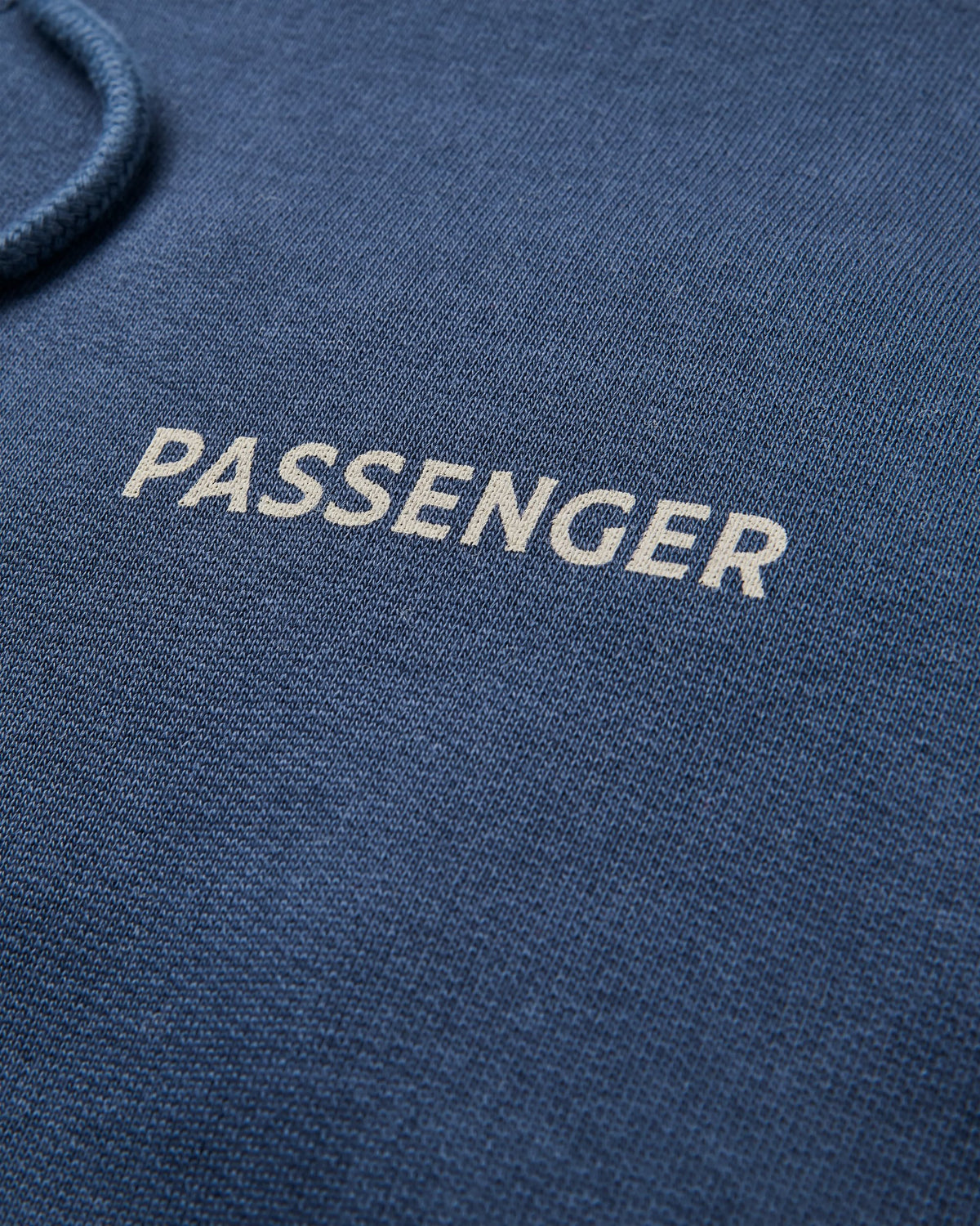 Roamer Recycled Cotton Hoodie - Rich Navy - Flatlay