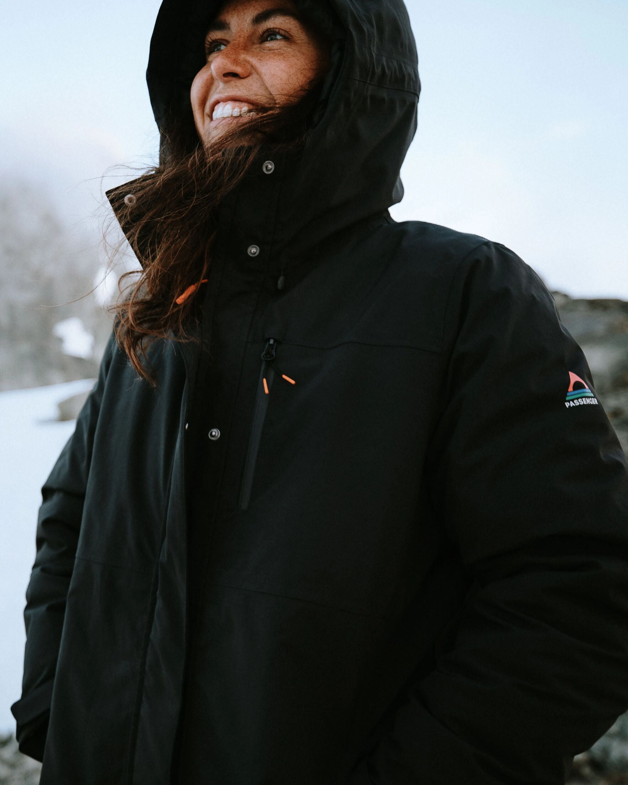 Cloudmont Waterproof Down Parka - Black - Lifestyle