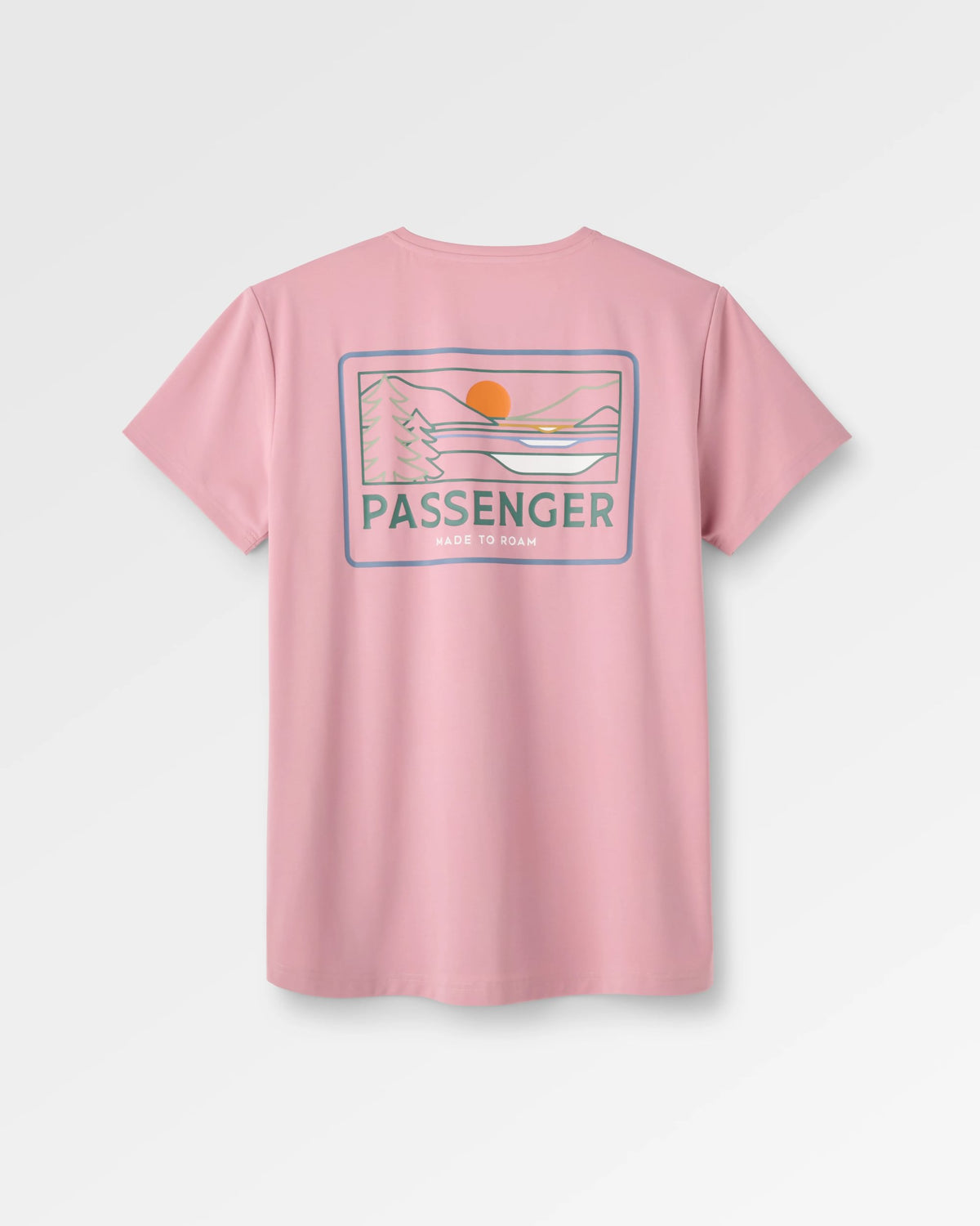 Roamer Women's Drirelease® Active T-Shirt - Pink Haze - Flatlay