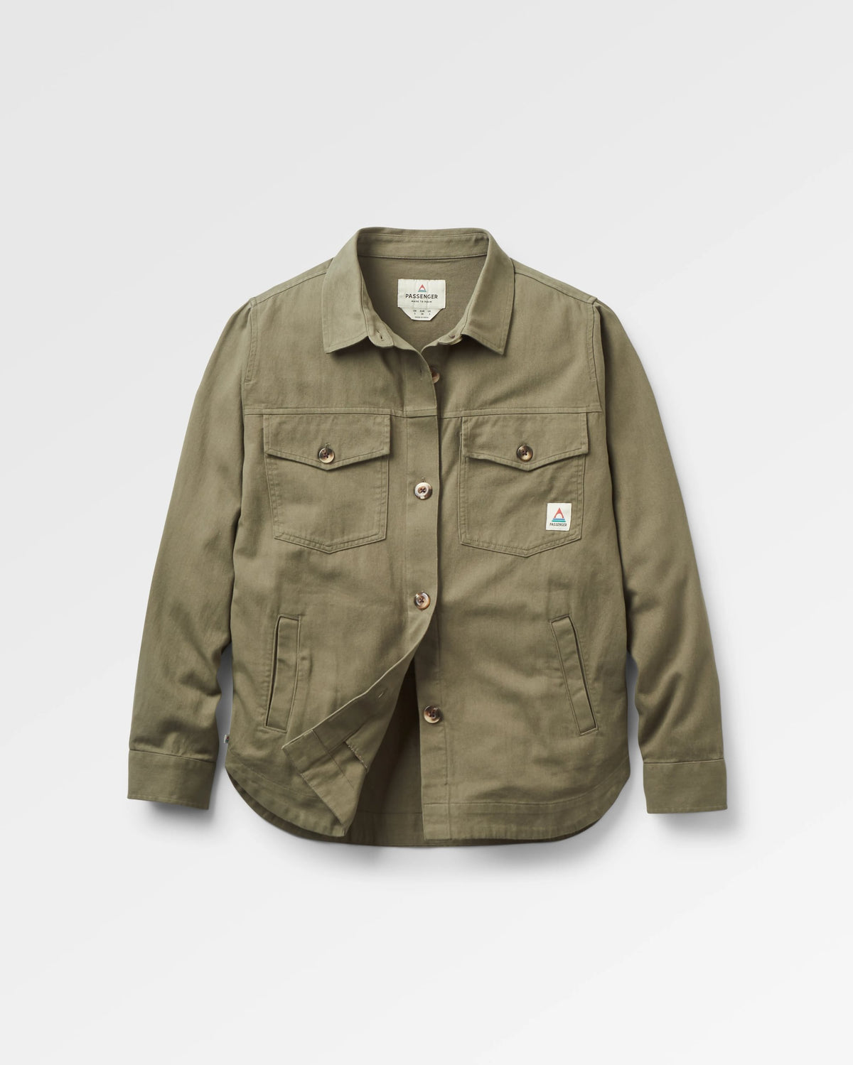 Stella LS Shirt - Dusty Olive - Flatlay