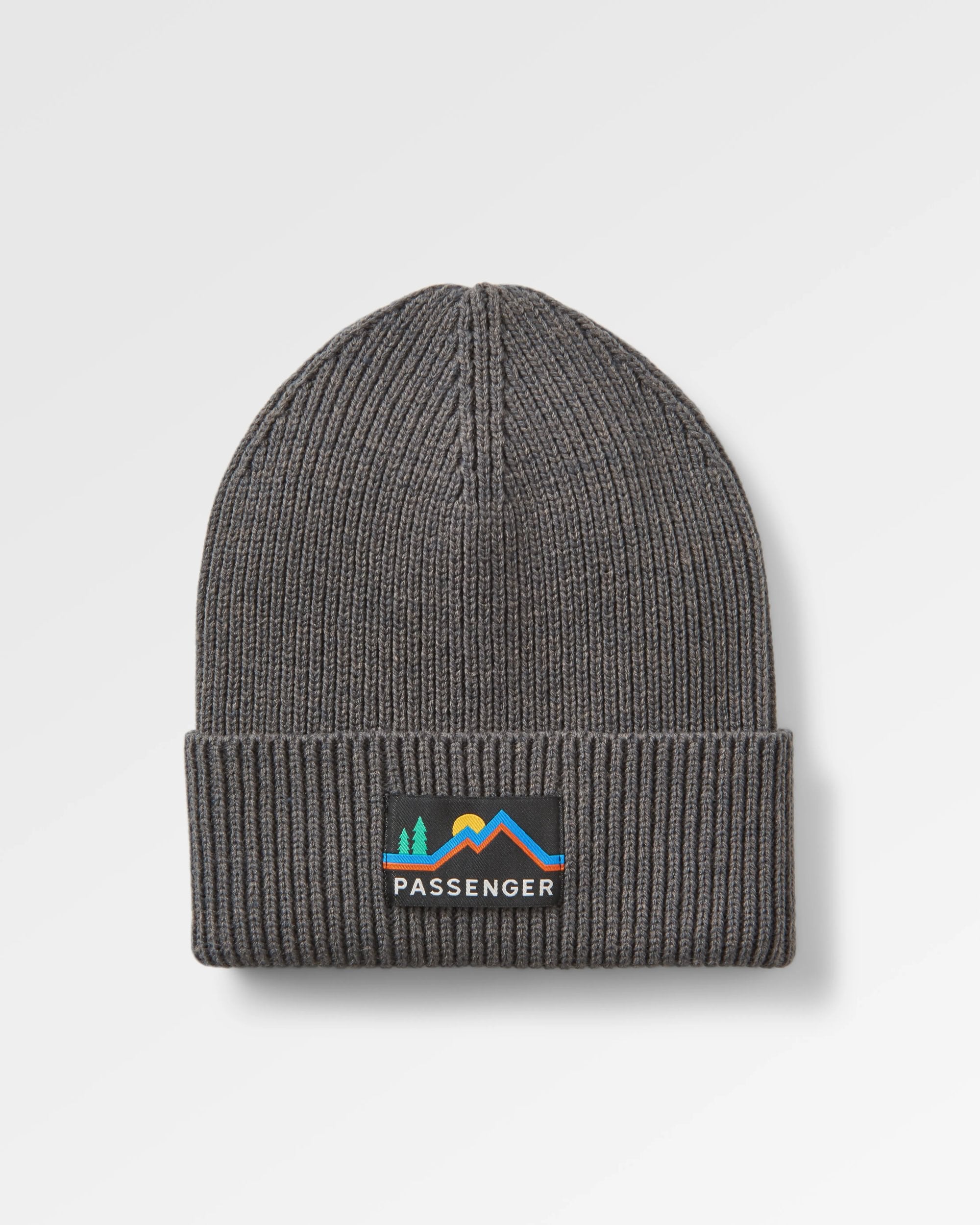 Passenger Recycled Beanie - Charcoal - Flatlay