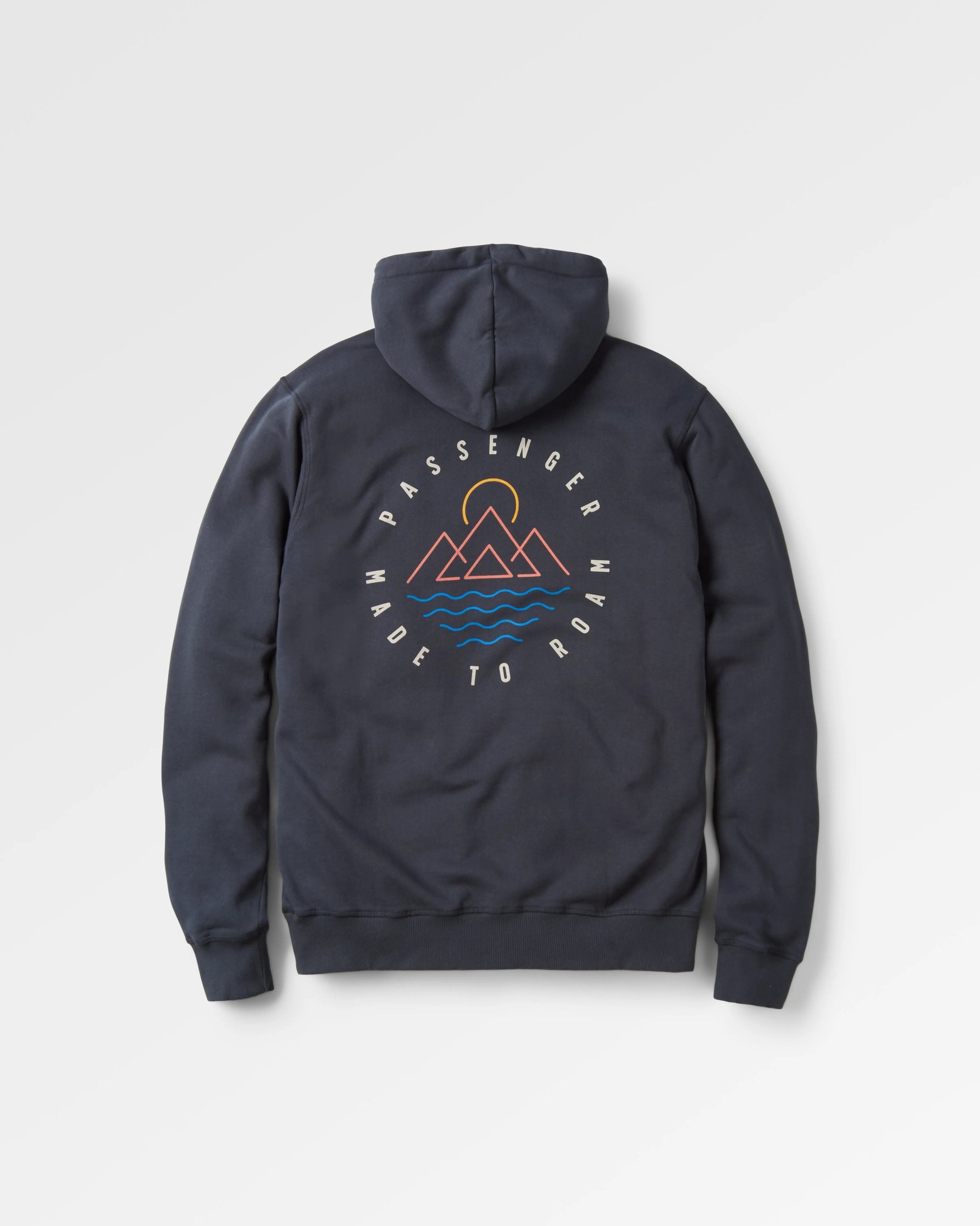 Escapism Hoodie - Black - Flatlay