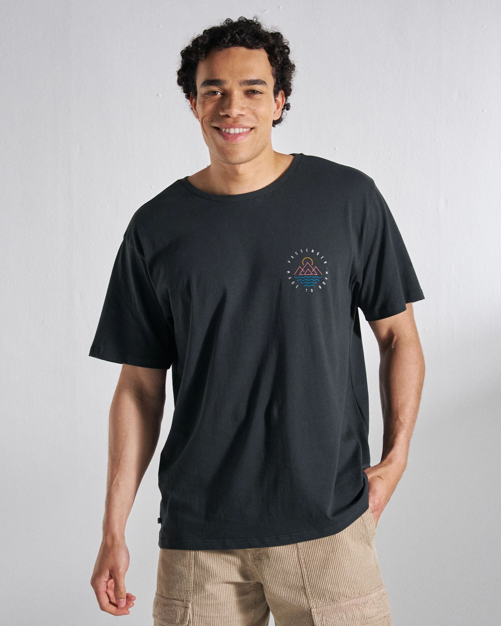 Escapism T-Shirt - Black - Studio Model