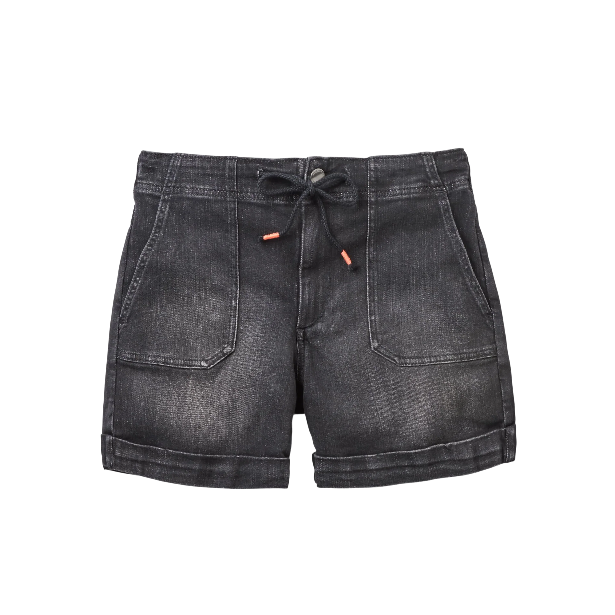 Carriso Denim Short - Washed Black Denim