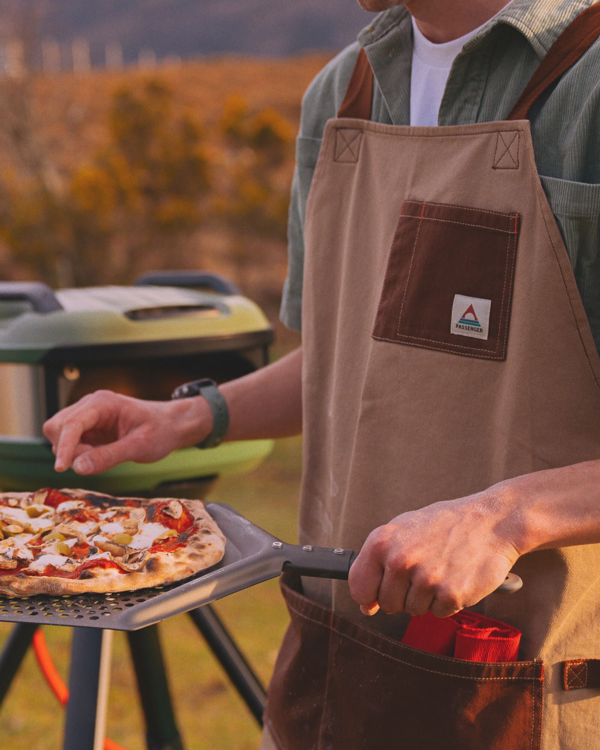 Campfire Recycled Cotton Apron - Elmwood - IGC