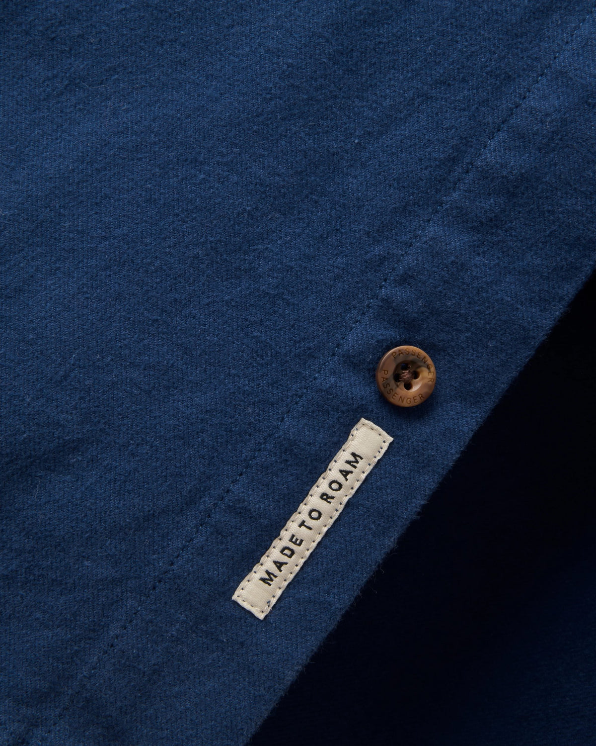 Backcountry Flannel Shirt - Dark Denim - Flatlay