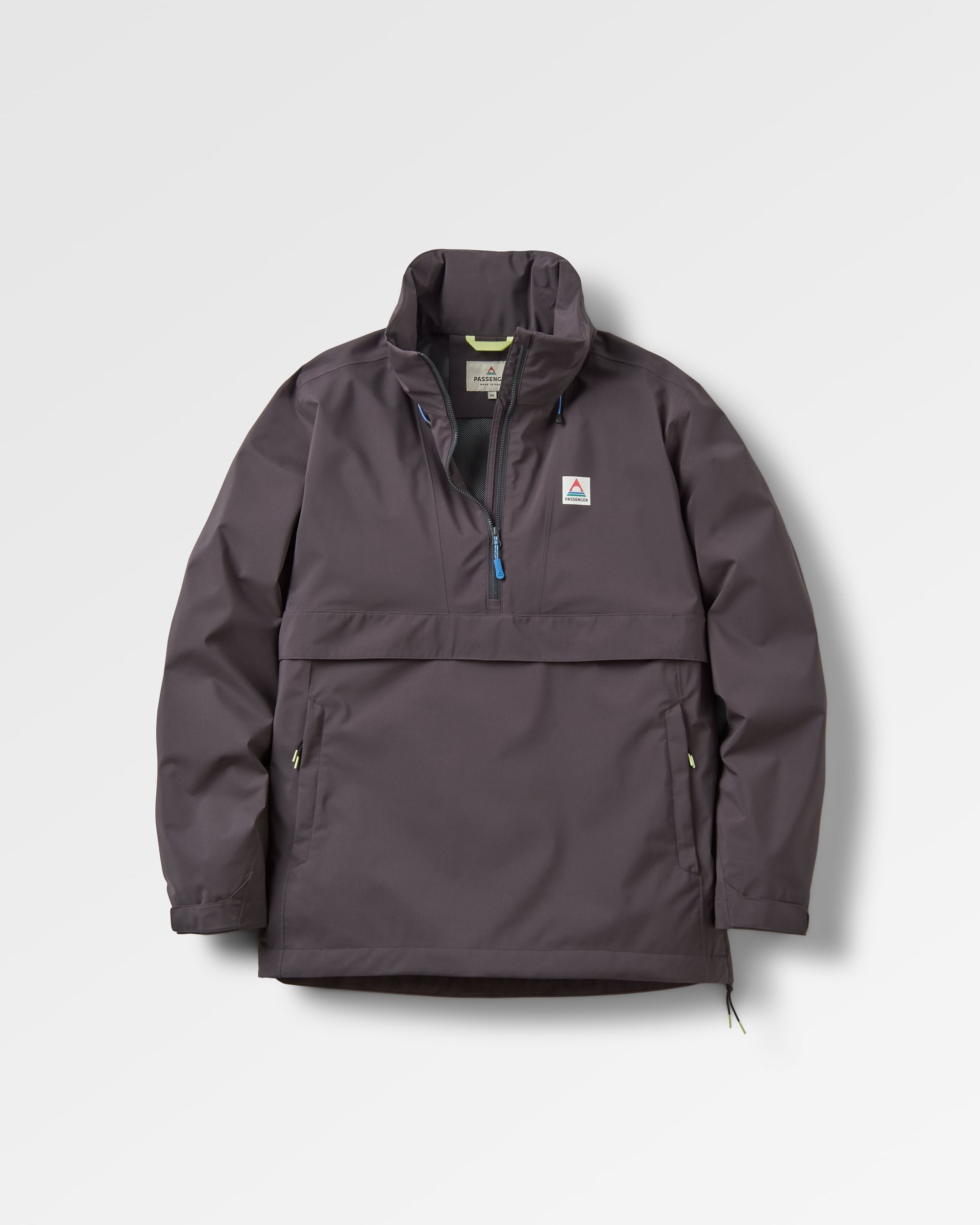 Diablo Waterproof Anorak - Faded Black - Flatlay