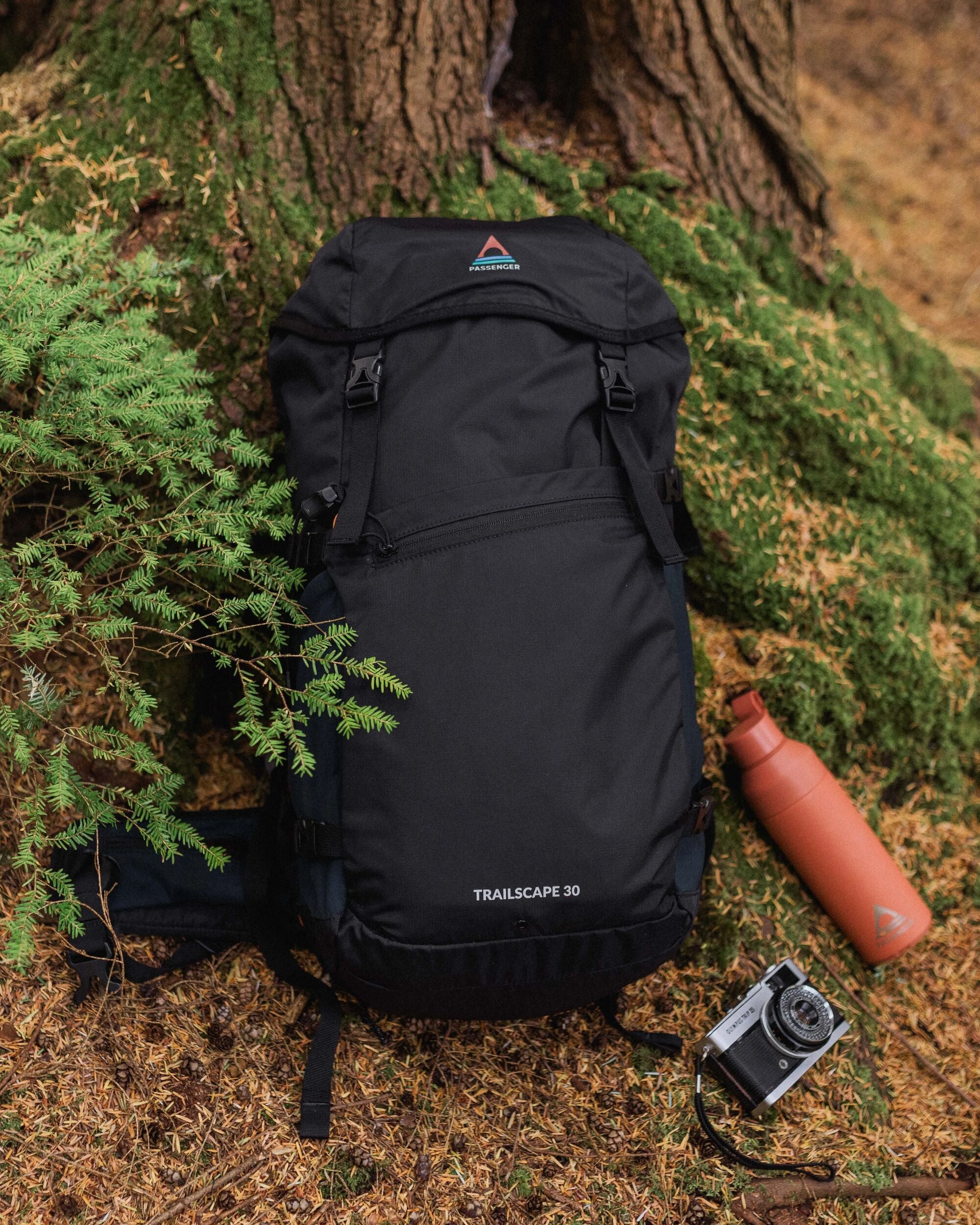 Trailscape Recycled 30L Backpack - Black - Lifestyle
