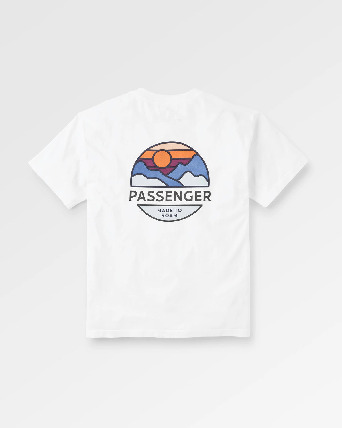 Laidback Relaxed Fit T-Shirt - White - Flatlay