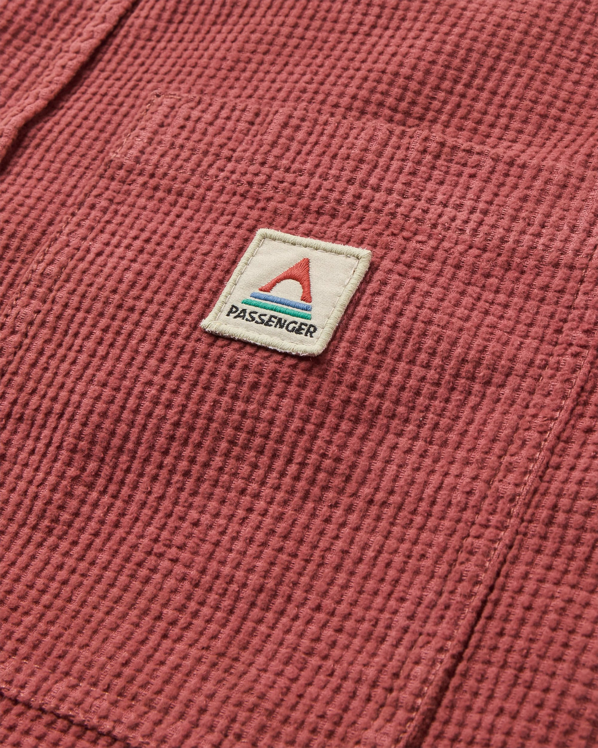 Backcountry Grid Cord Shirt - Redwood - Flatlay
