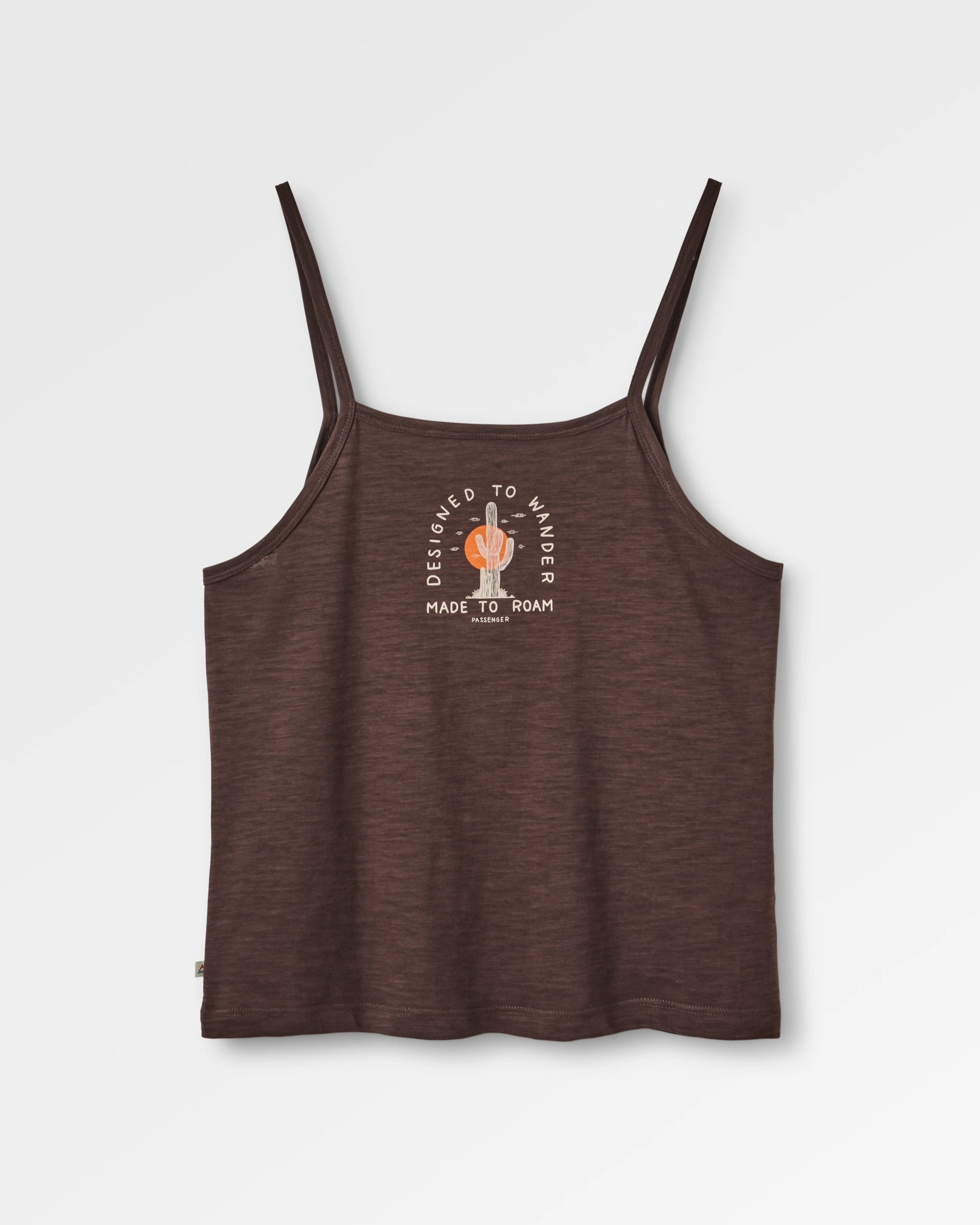 Explore Strappy Vest - Espresso - Flatlay