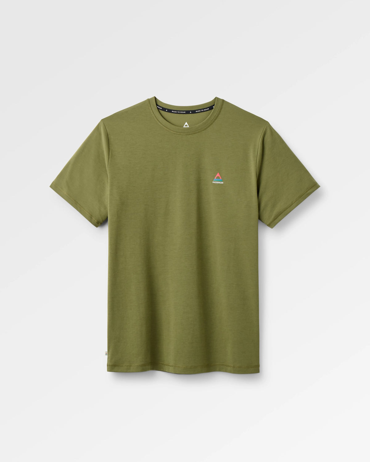 Classic Logo Drirelease® Active T-Shirt - Khaki - Flatlay