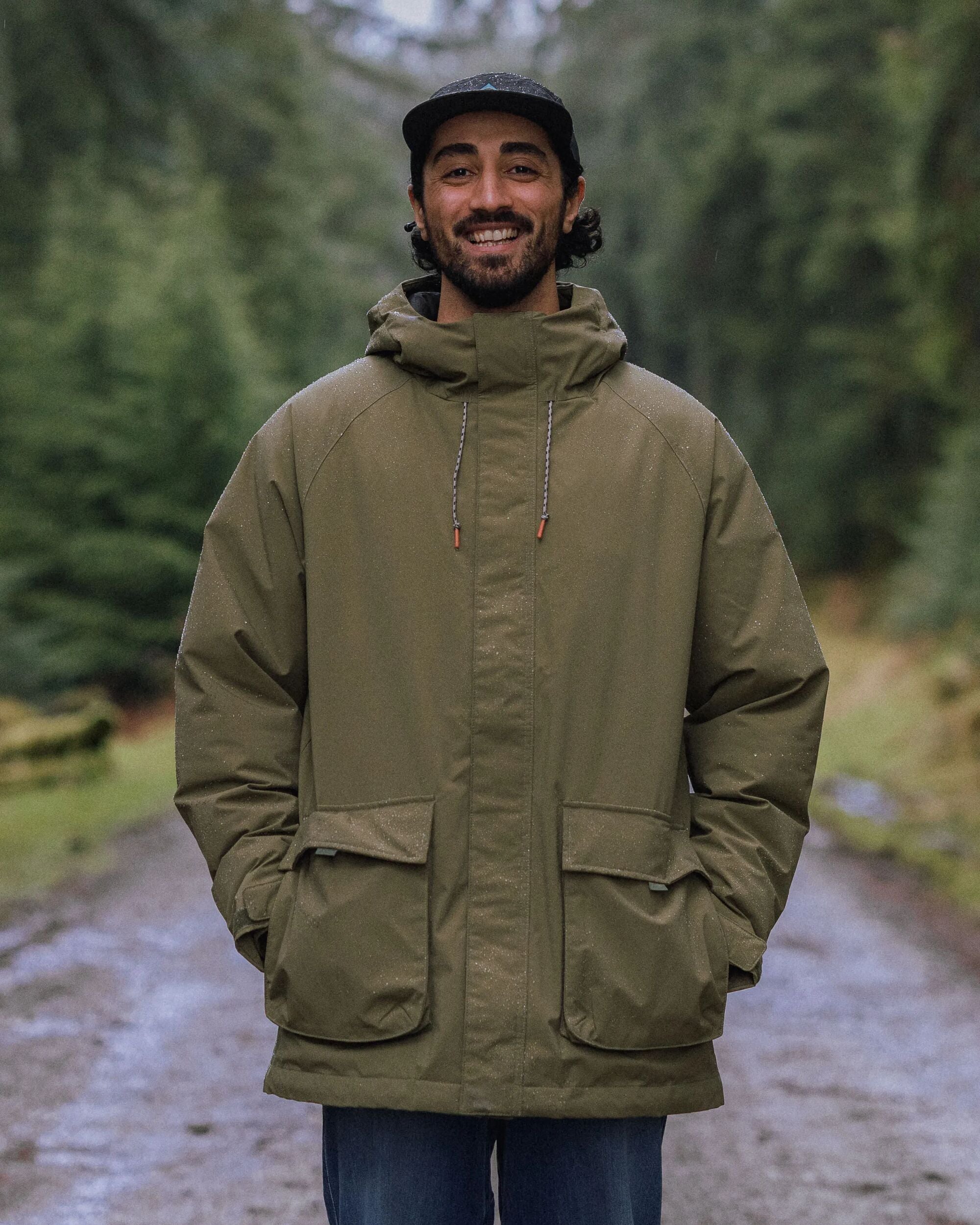 Baltic Recycled Insulated Parka - Khaki - Lifestyle