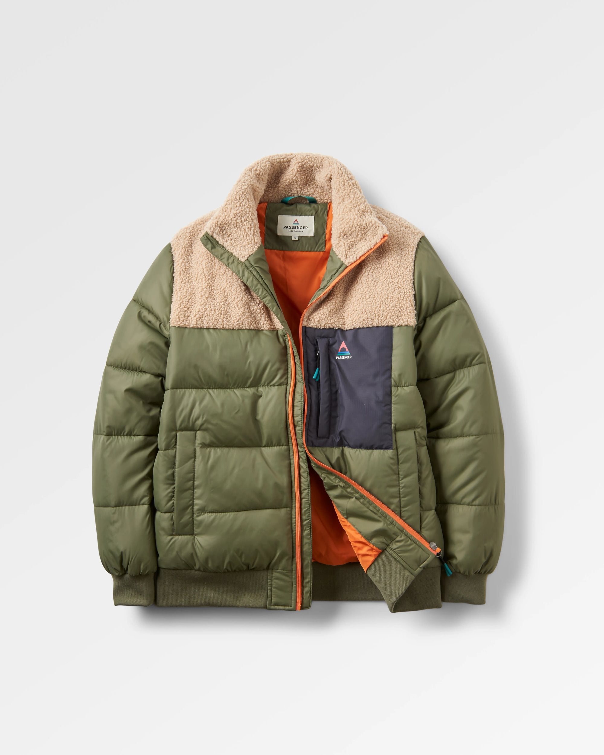 Inspire Insulated Jacket - Dusty Olive - Flatlay