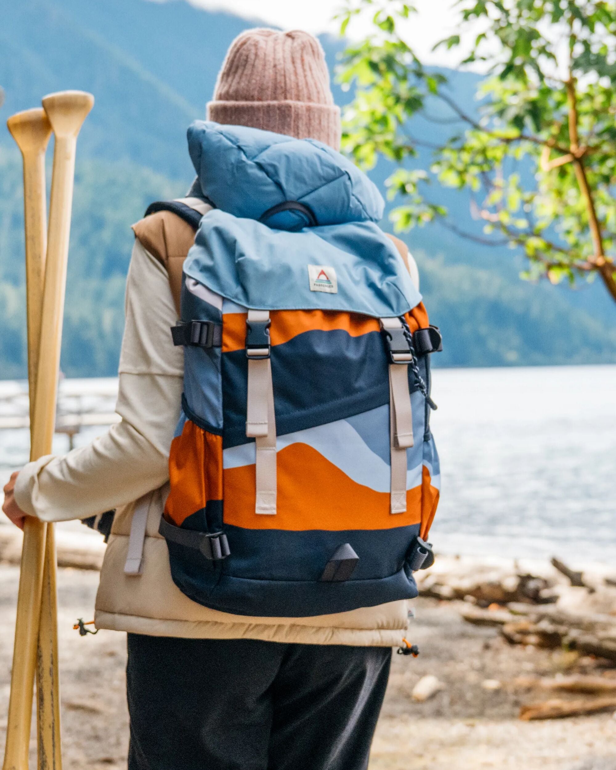 Boondocker Recycled 26L Backpack - Scenic Faded Denim - Lifestyle - Female
