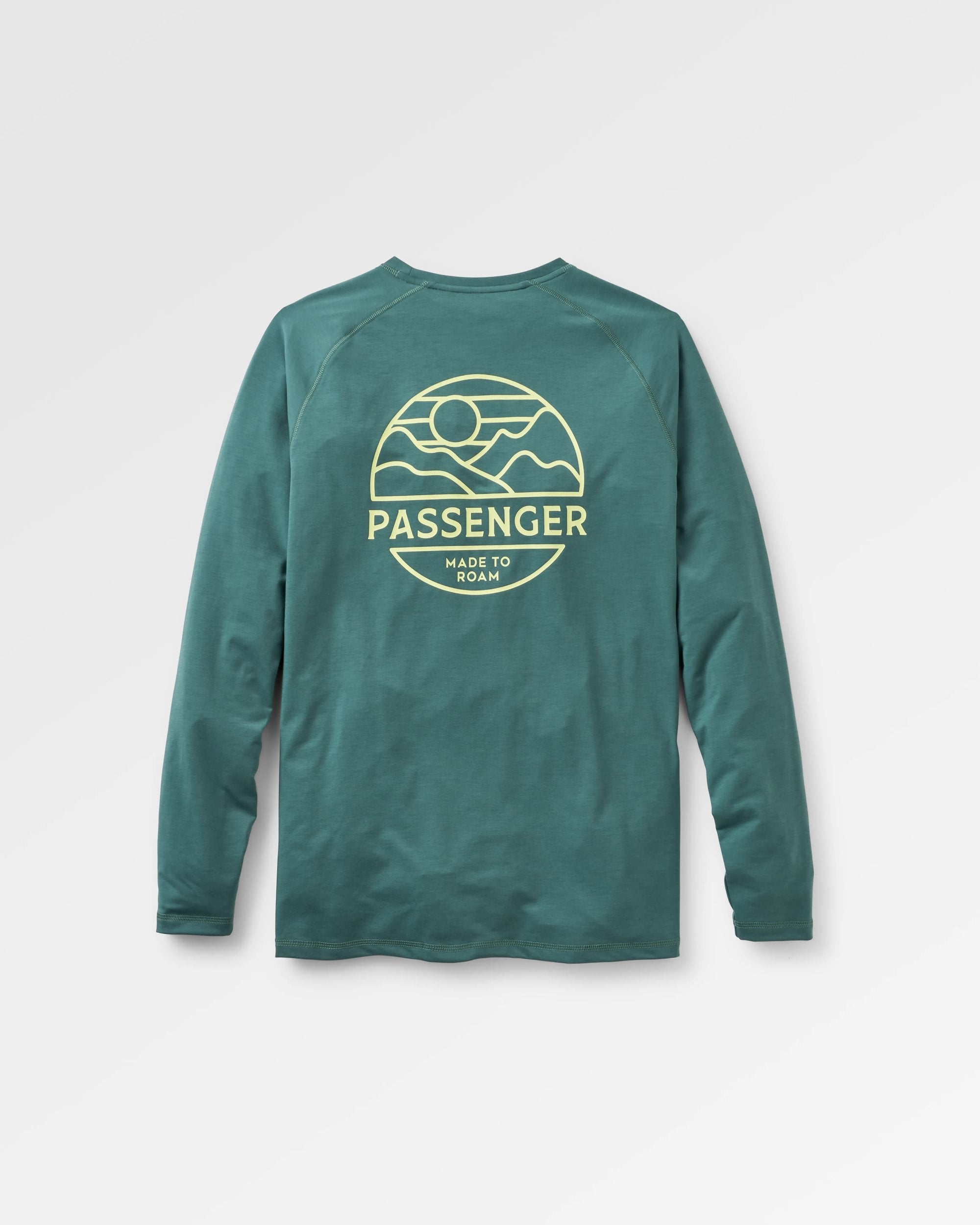 Sedona Drirelease® Recycled Active LS T-Shirt - Deep Ocean - Flatlay
