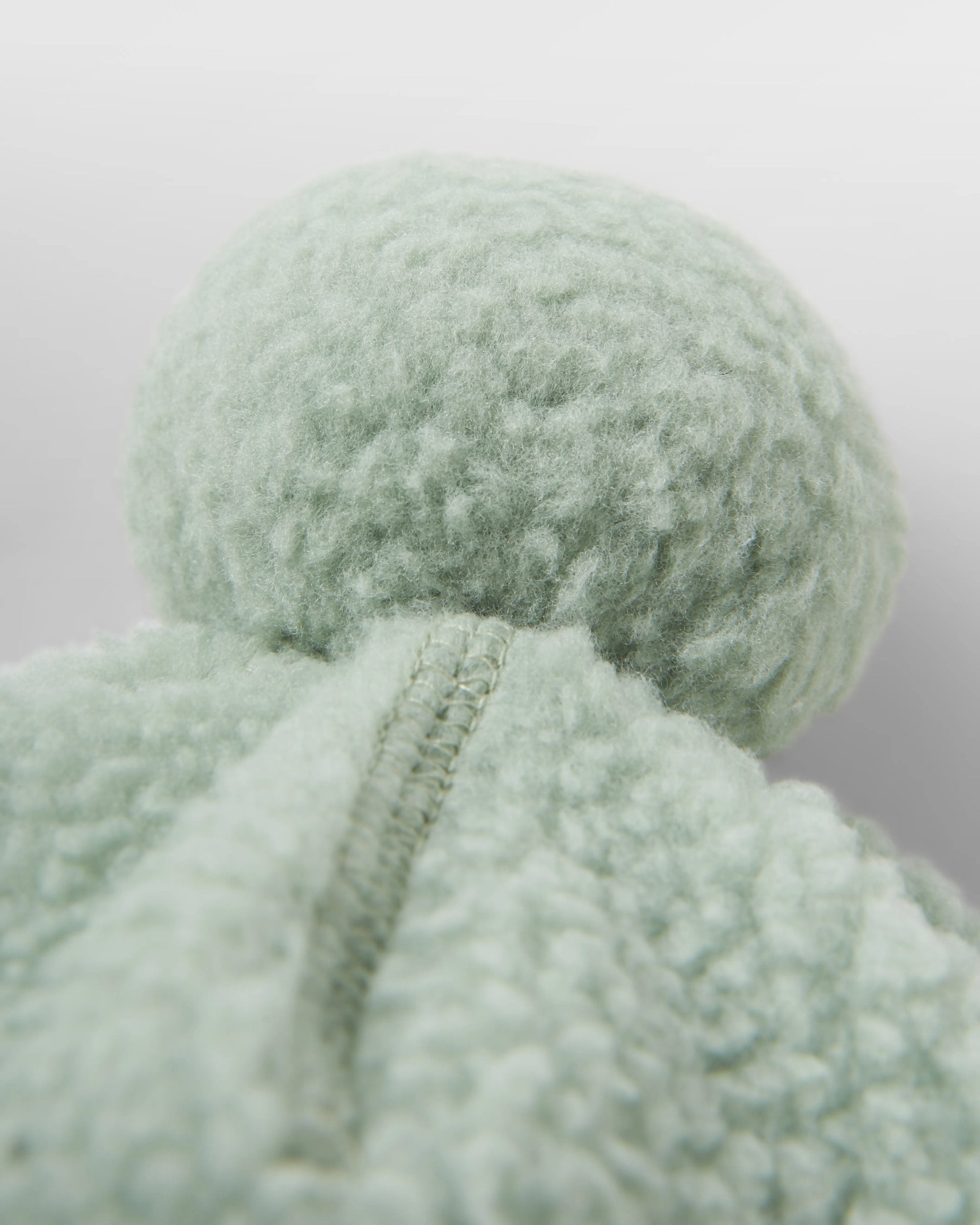 Snow Recycled Sherpa Beanie - Pistachio - Flatlay