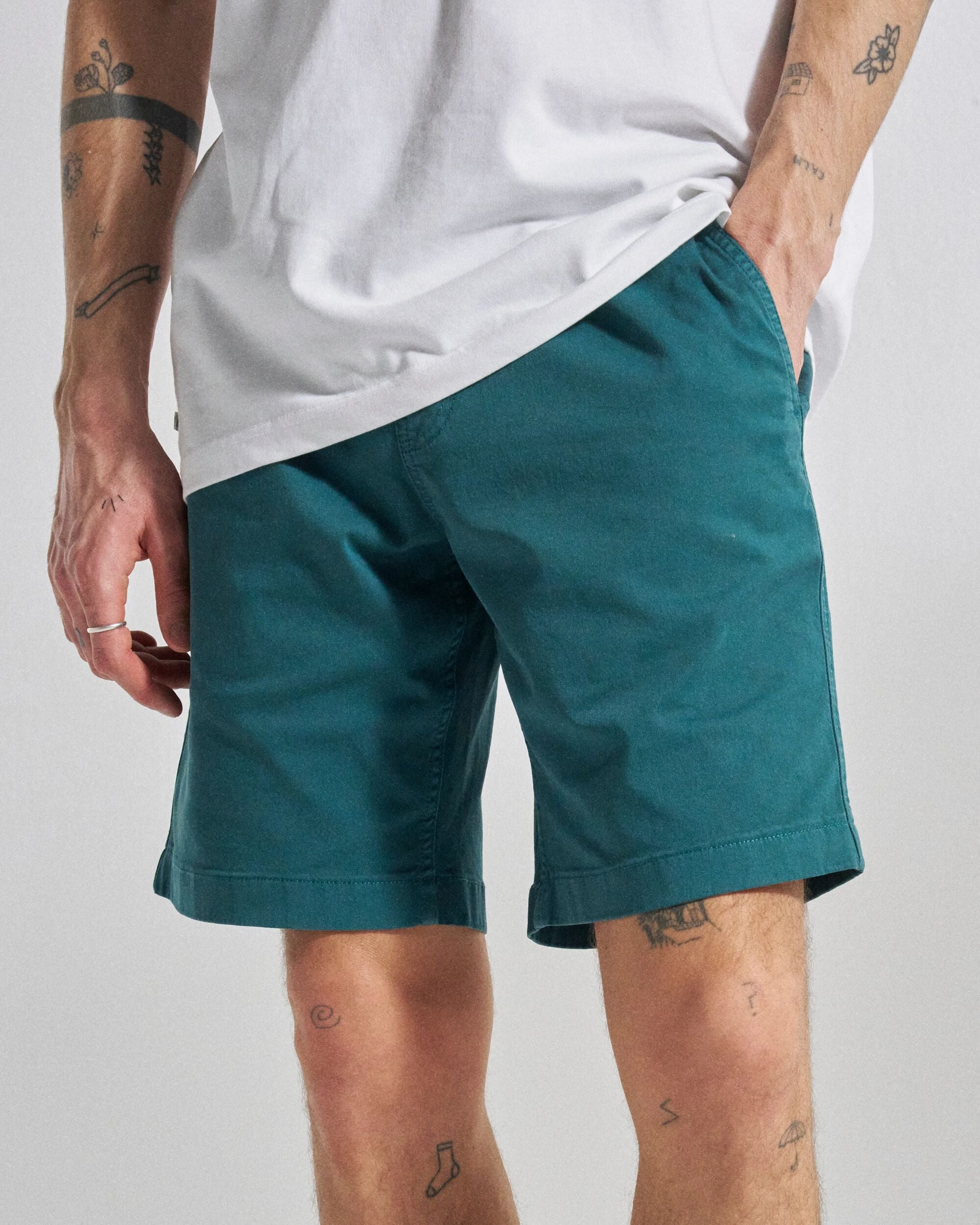 Drifter Organic Cotton Short - Mediterranean - Studio Model
