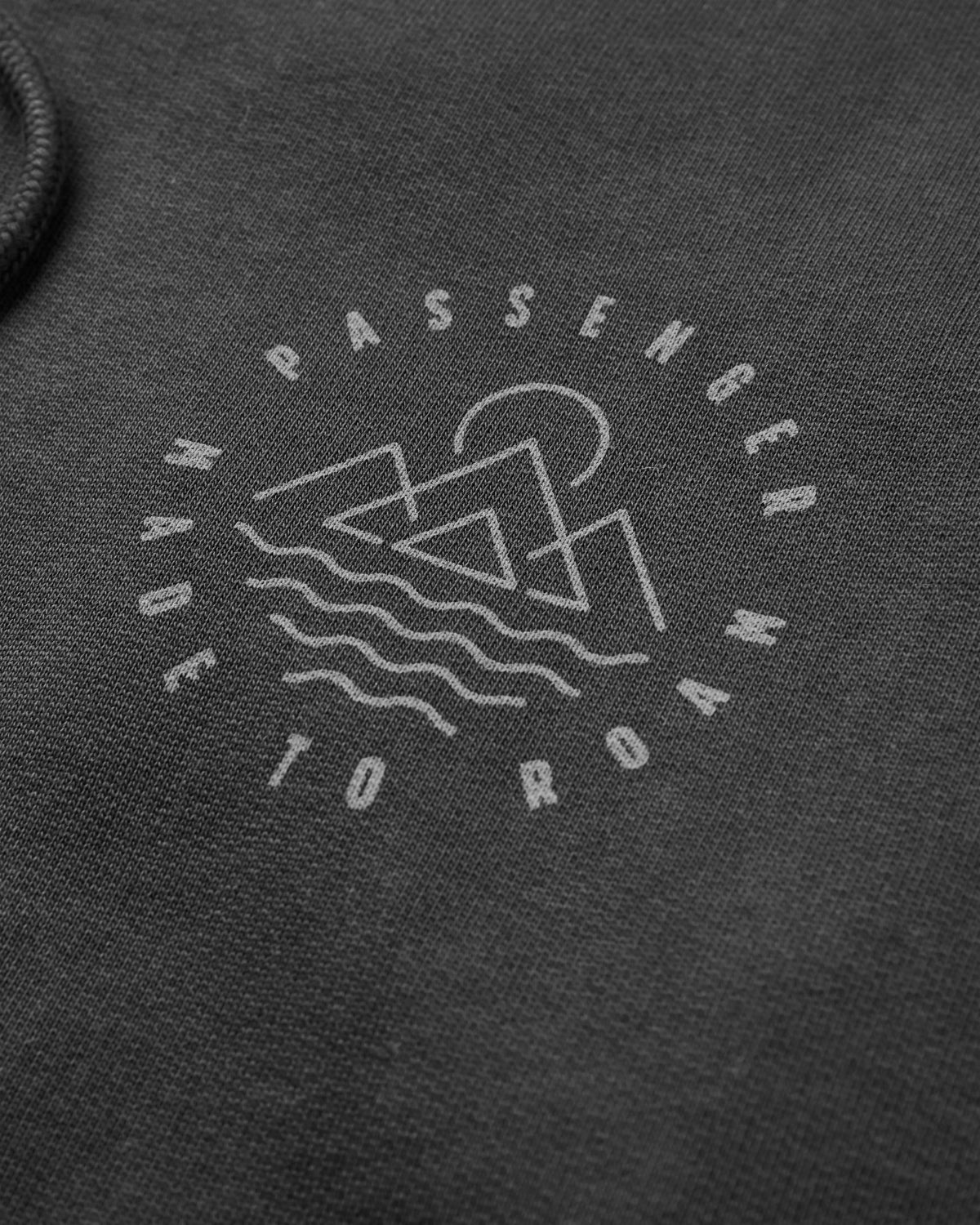 Escapism Hoodie - Black - Flatlay