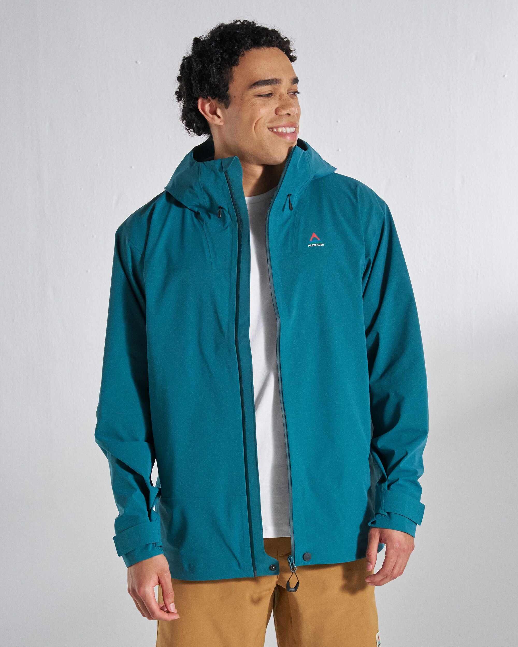 Trailscape Men's 3L Waterproof Jacket - Mediterranean - Studio Model