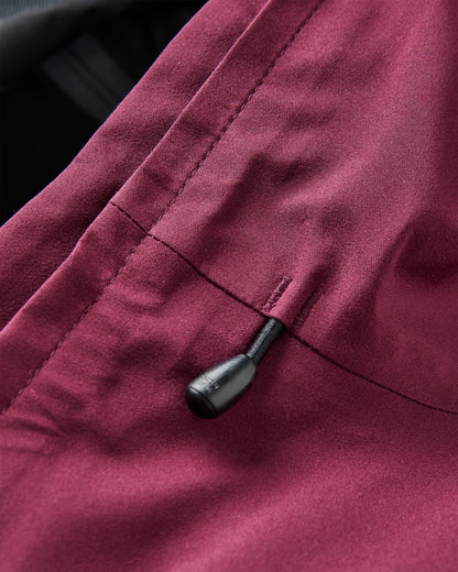 Five Element Recycled Waterproof Jacket - Fig - Flatlay