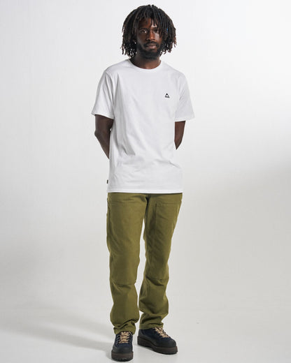 Vantage Lined Cotton Canvas Trouser - Khaki - Studio Model