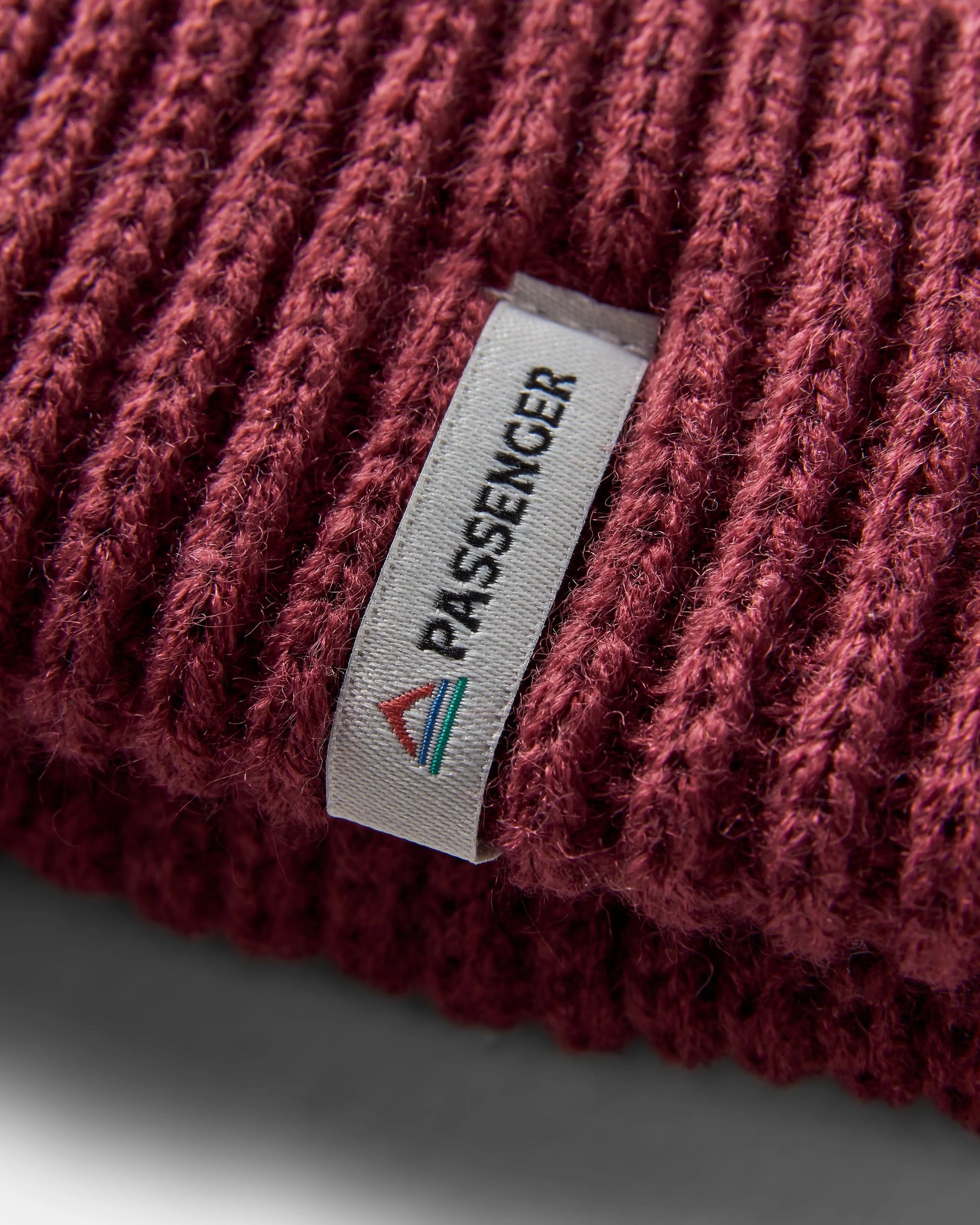 Compass Recycled Beanie - Wine