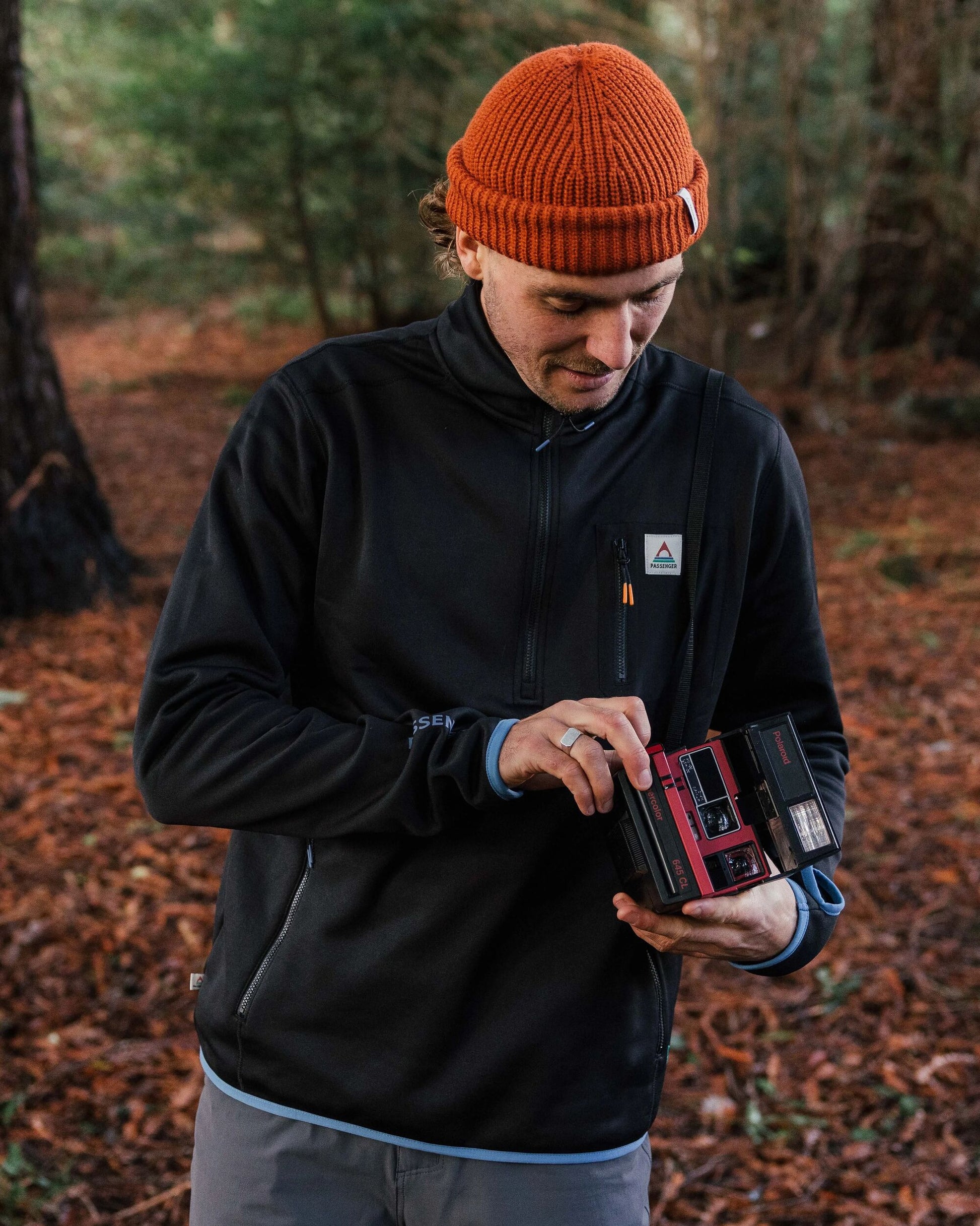 Men's Solitude Recycled Polartec® Fleece Pullover - Black