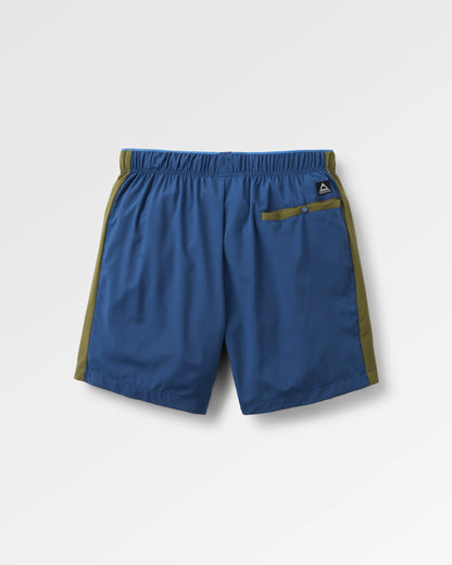 Swift Recycled Trail Short - Dark Denim - Flatlay