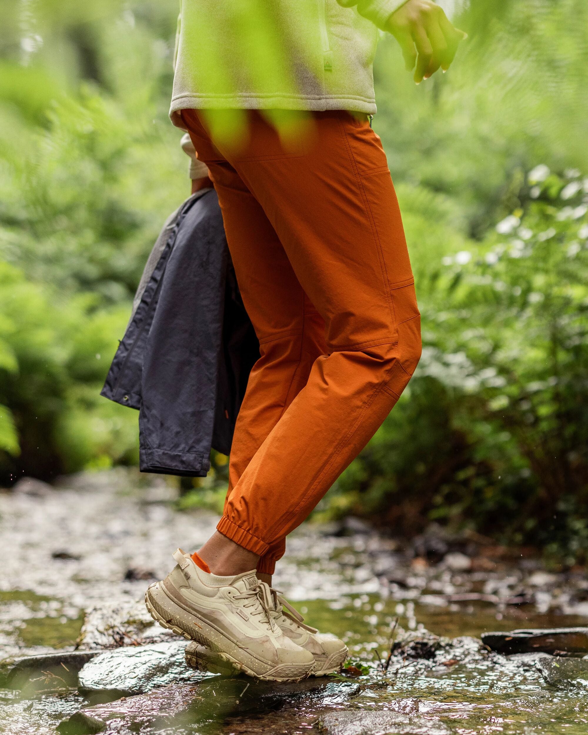 Sandstone Recycled Active Trail Jogger - Sunset Orange - Lifestyle