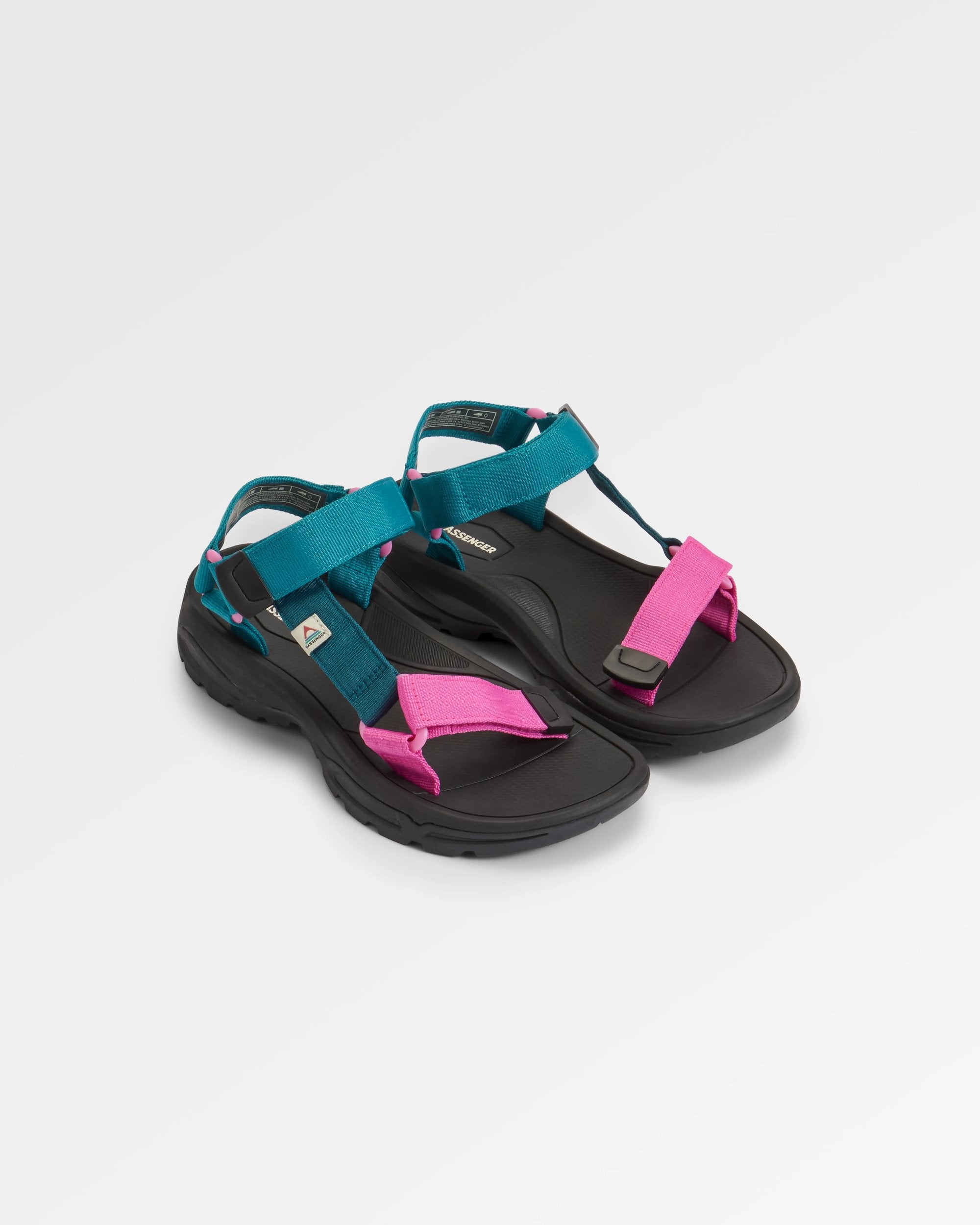 Venice Roam Sandal - Ocean Teal - Flatlay