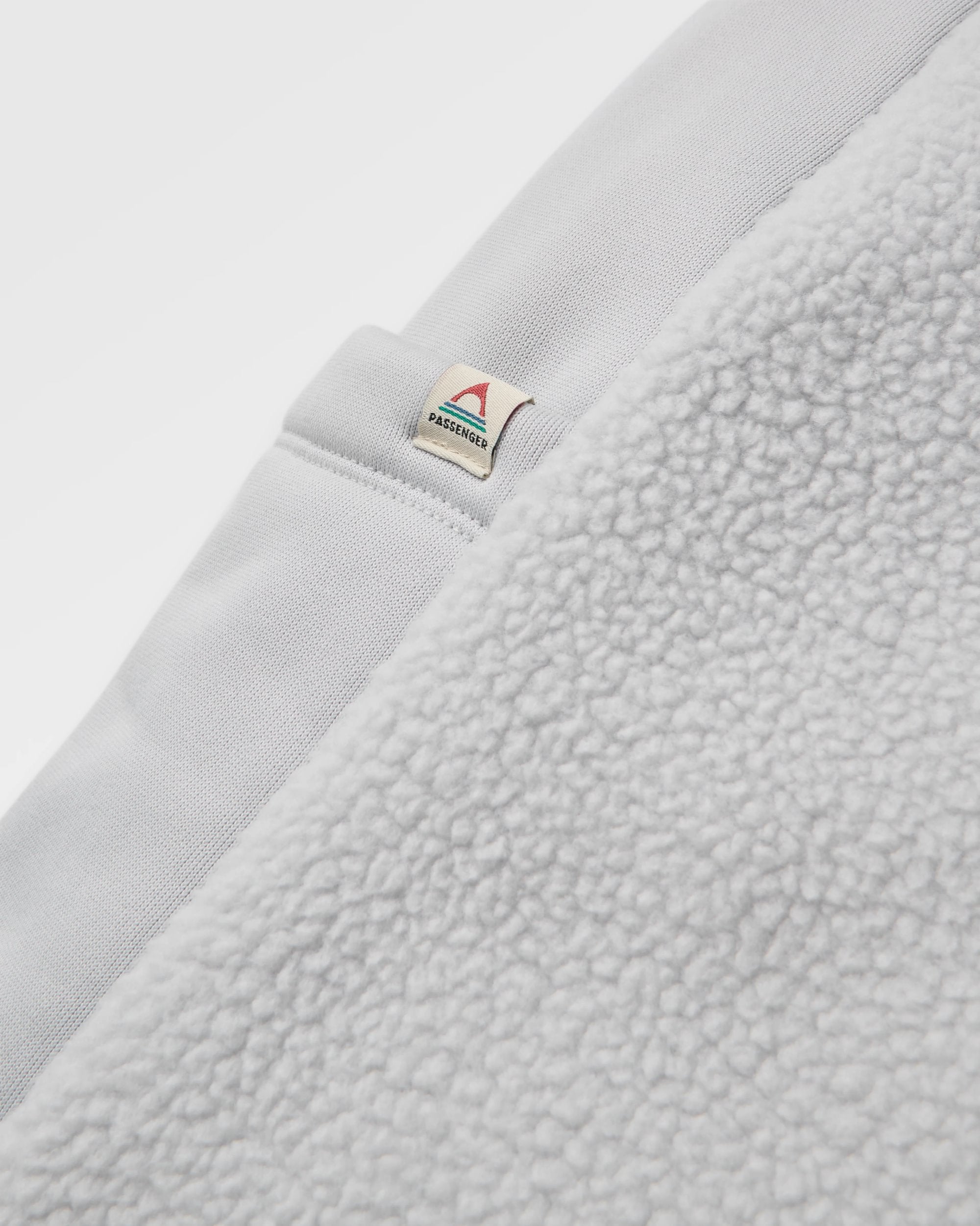 Campout Fleece Dungaree - Light Grey - Flatlay