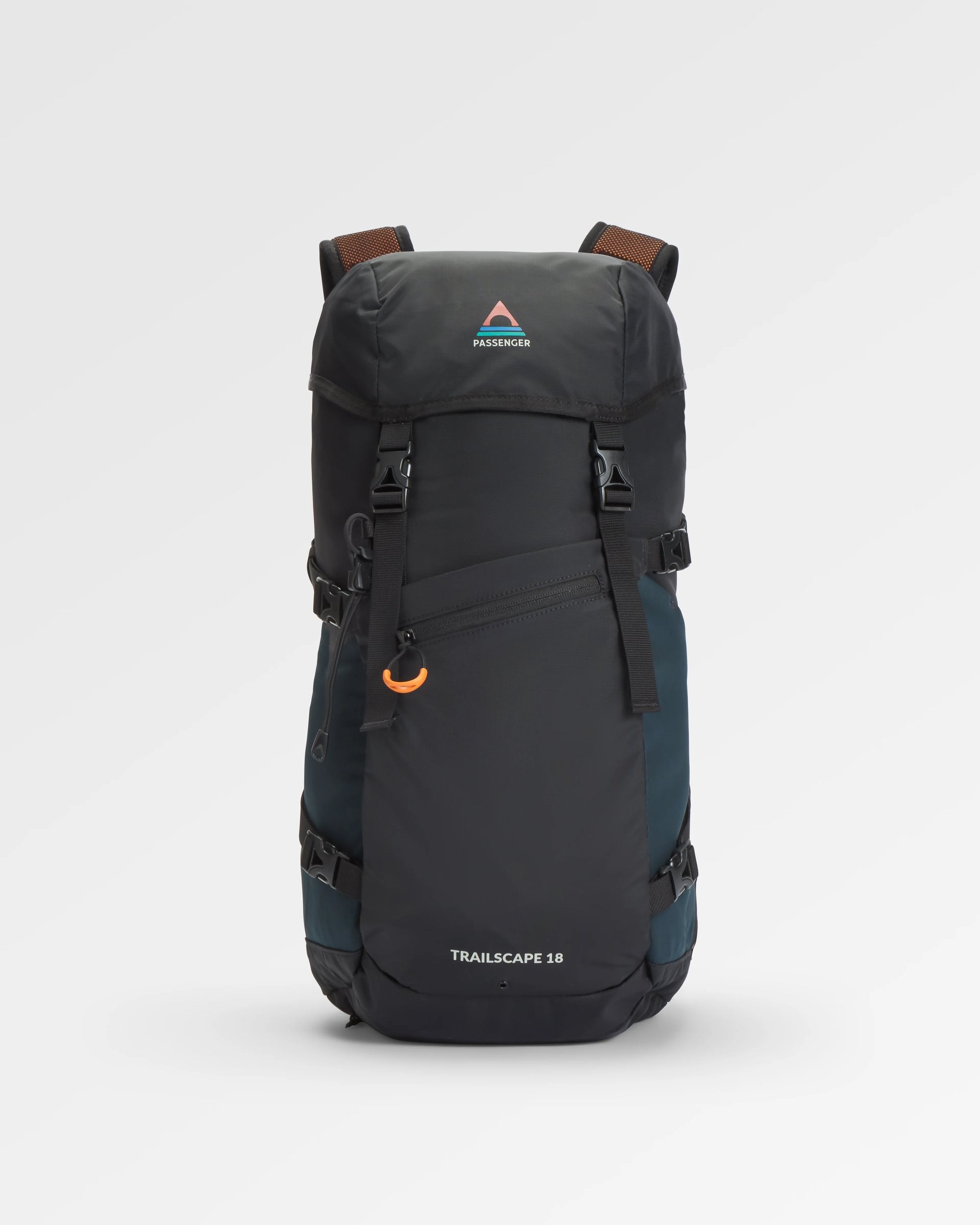 Trailscape Recycled 18L Backpack - Black - Flatlay
