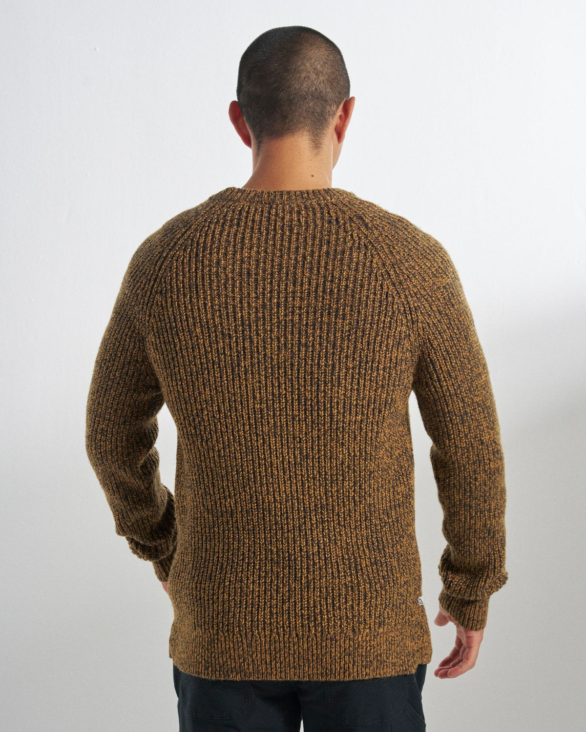 Fog Knitted Jumper - Dusty Ochre - Studio Model