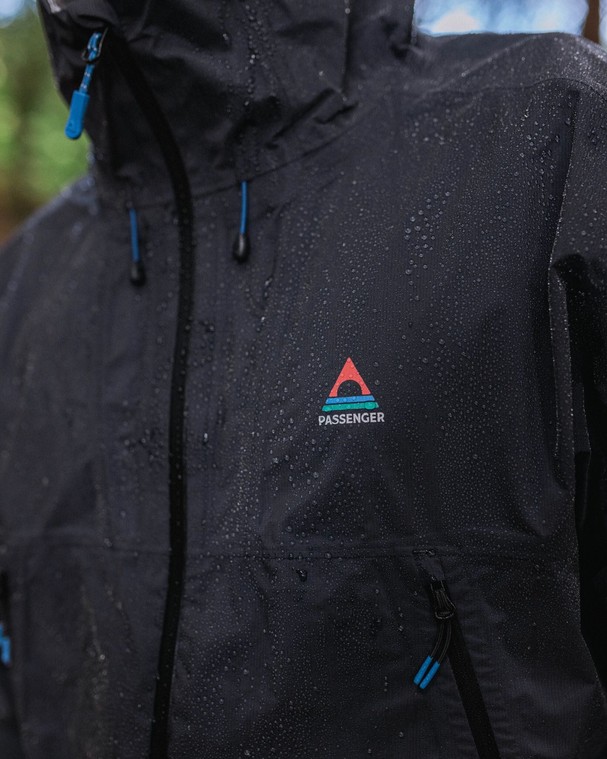 Trailscape Light Men's Recycled Waterproof Jacket - Black - Lifestyle