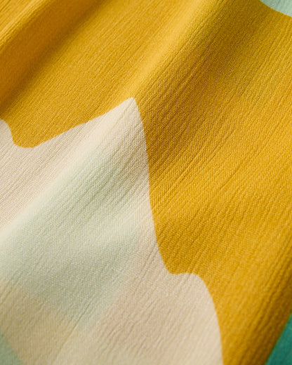 Hannah Skirt - Vista Patchwork Yellow - Flatlay