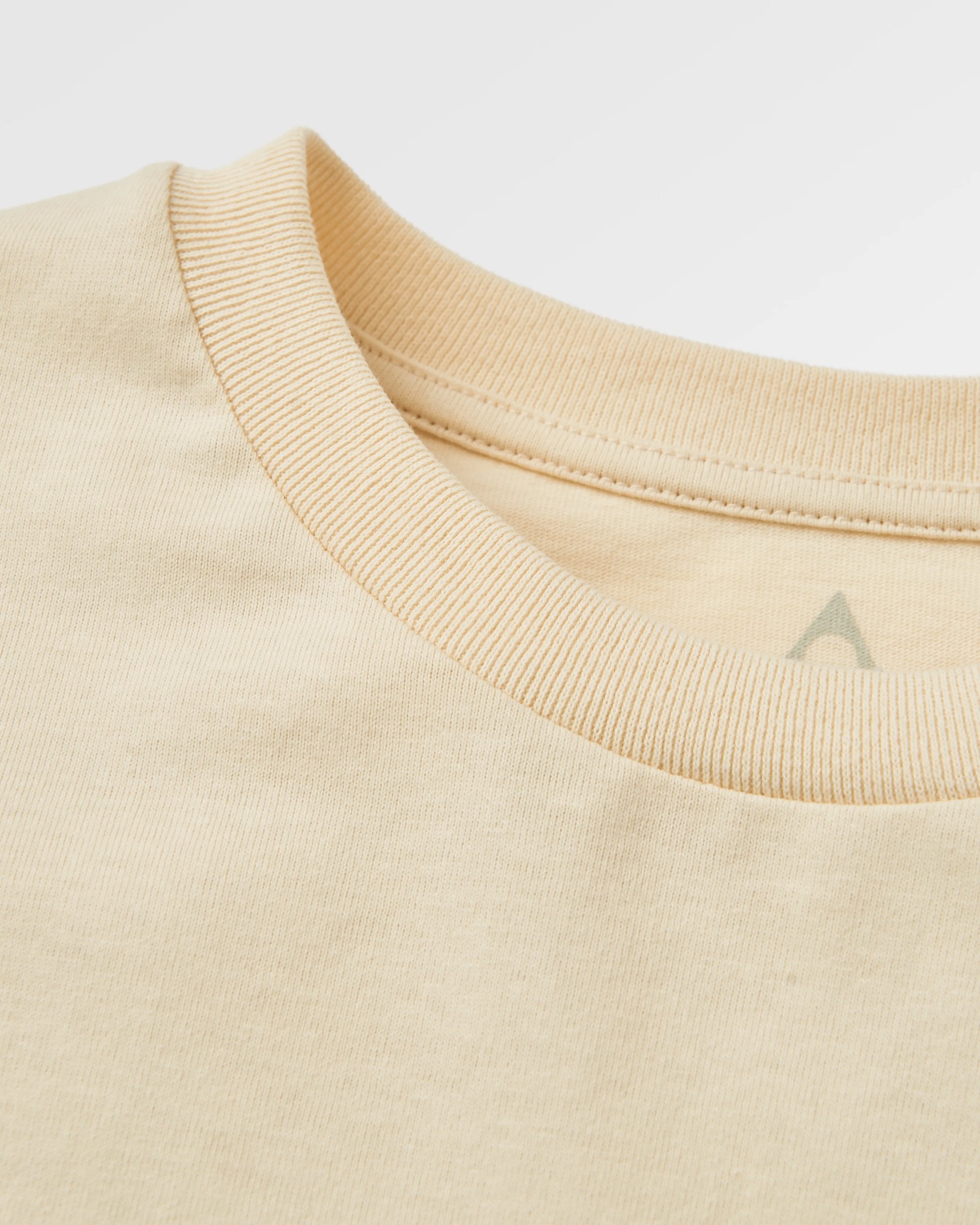 Beechey Recycled Cotton LS T-Shirt - Birch - Flatlay