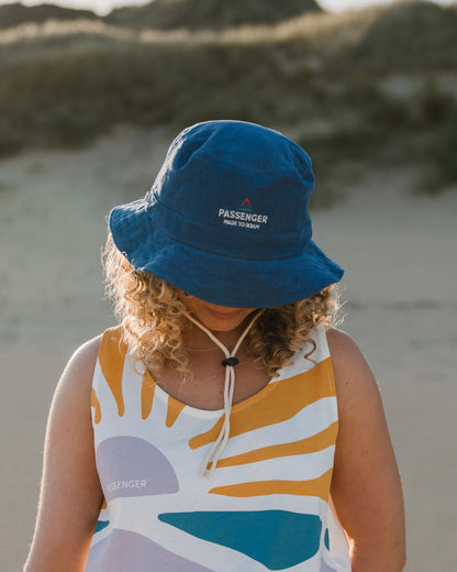 Womens_Forest Recycled Bucket Hat - Ash Blue