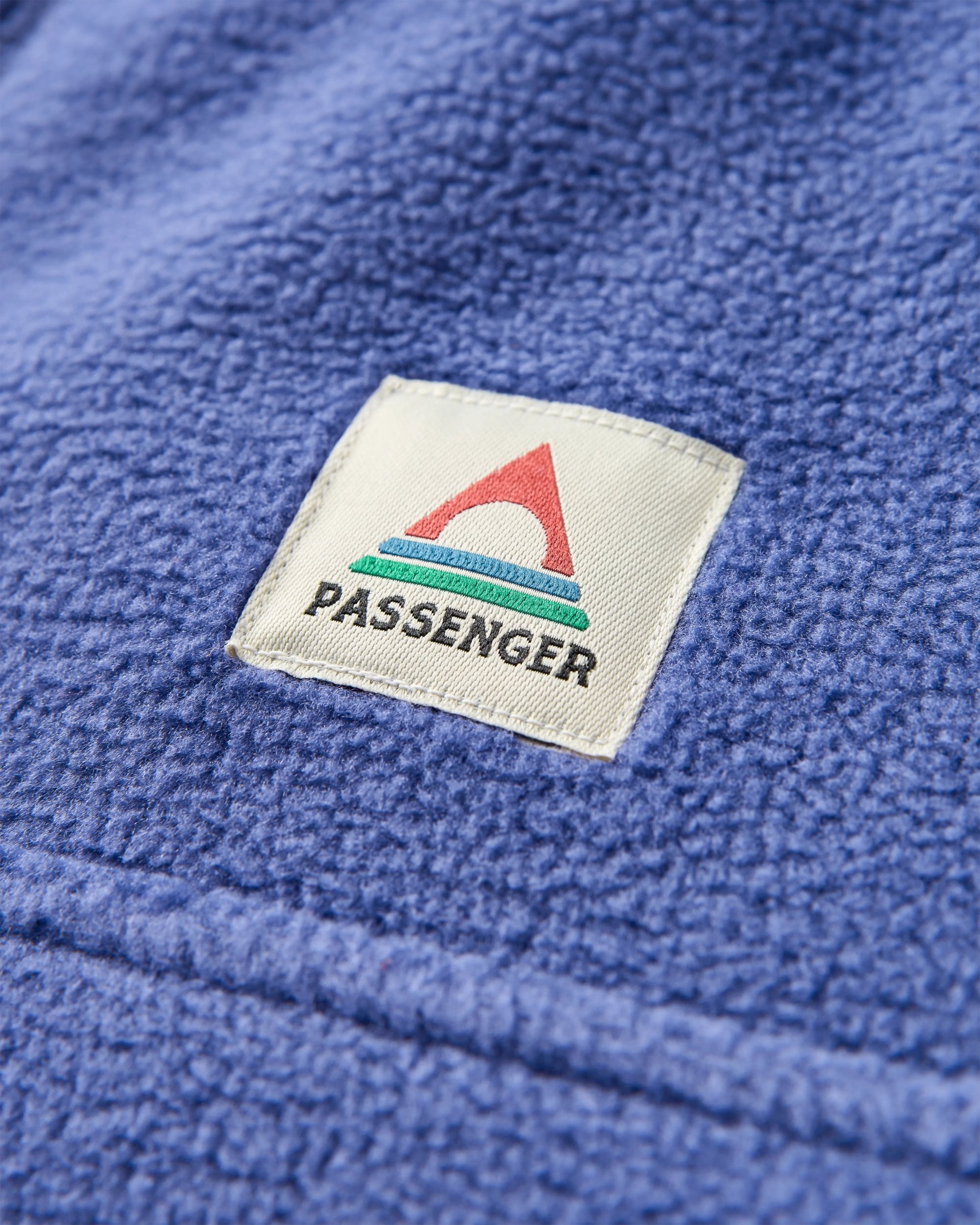 Take It Easy Polar Fleece - Purple Indigo - Flatlay