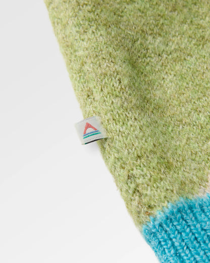 Scenic Recycled Knitted Jumper - Scenic Dark Fern - Flatlay