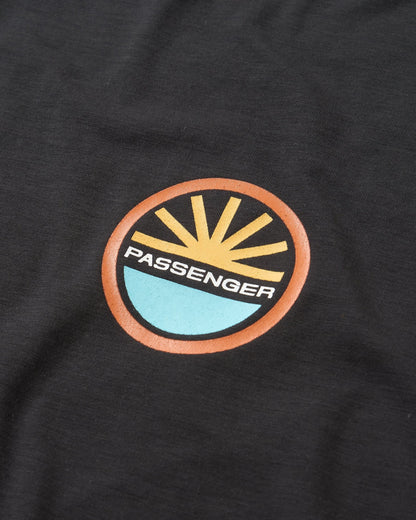 Chase The Light Active LS T-Shirt - Black - Flatlay