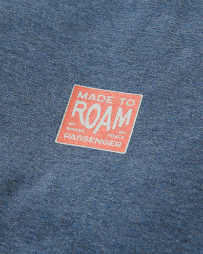 Beechey LS T-Shirt - Rich Navy - Flatlay