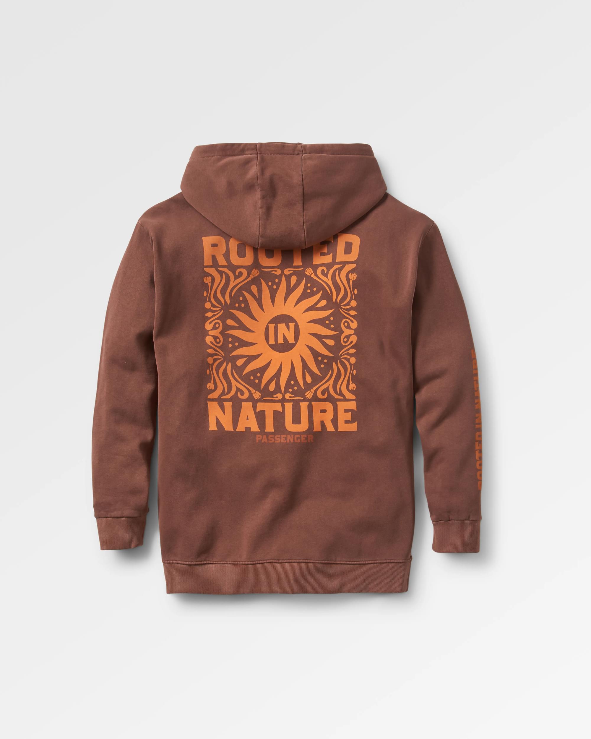 Rooted In Nature Hoodie - Chestnut - Flatlay