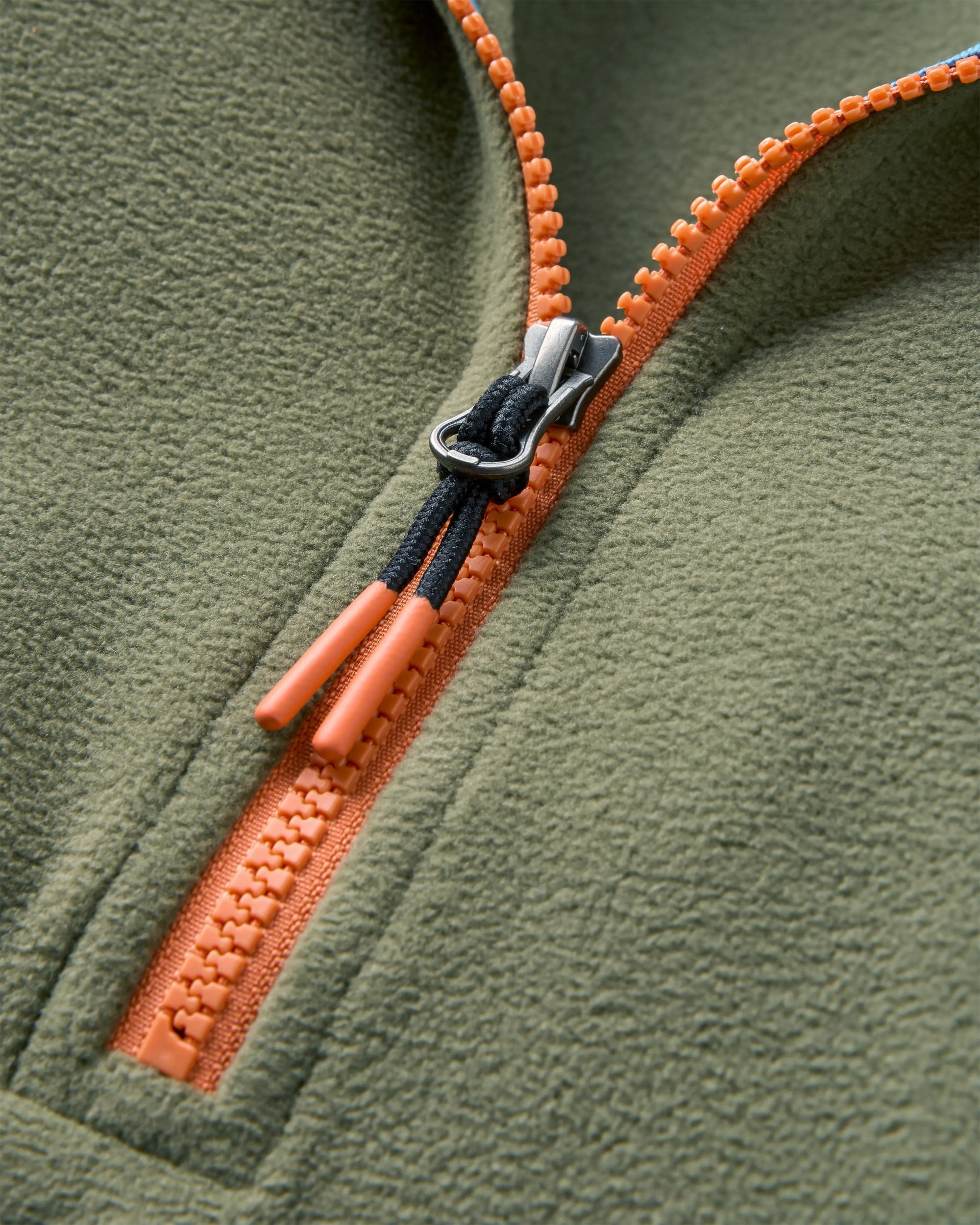 Switchback Recycled Micro Polartec® Fleece - Khaki - Flatlay