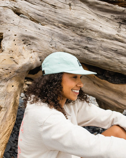 Womens_Fixie Recycled Cord 5 Panel Cap - Surf Spray