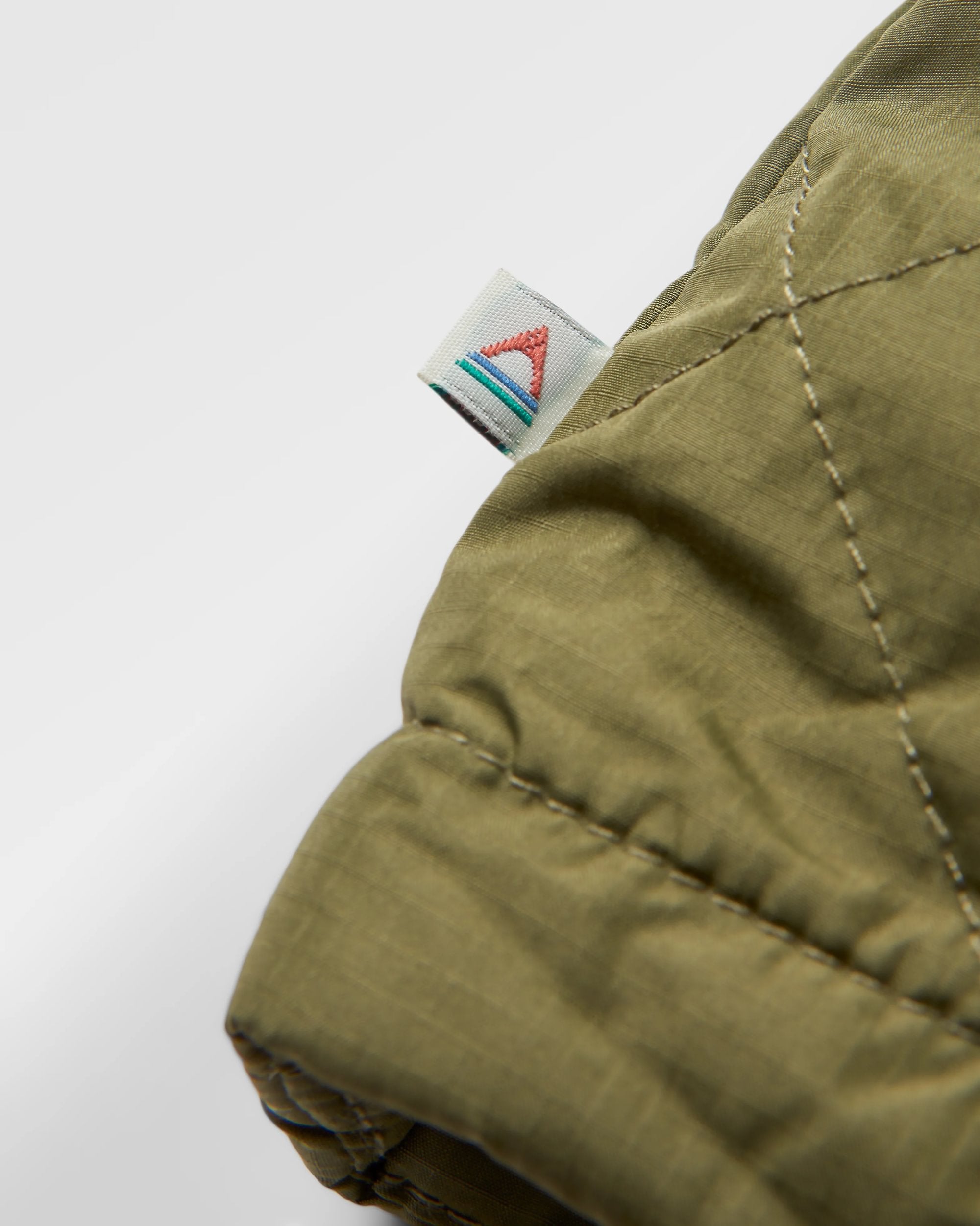 Oceanic Recycled Insulated Anorak - Black/Khaki - Flatlay