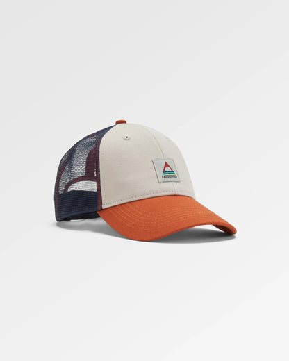 Heritage Mesh Snapback Cap - Sunrise Orange