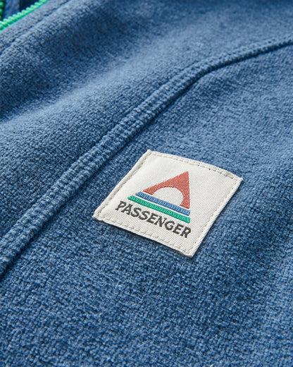 Pinegrove Recycled Polartec® Fleece Hoodie - Dark Denim Marl